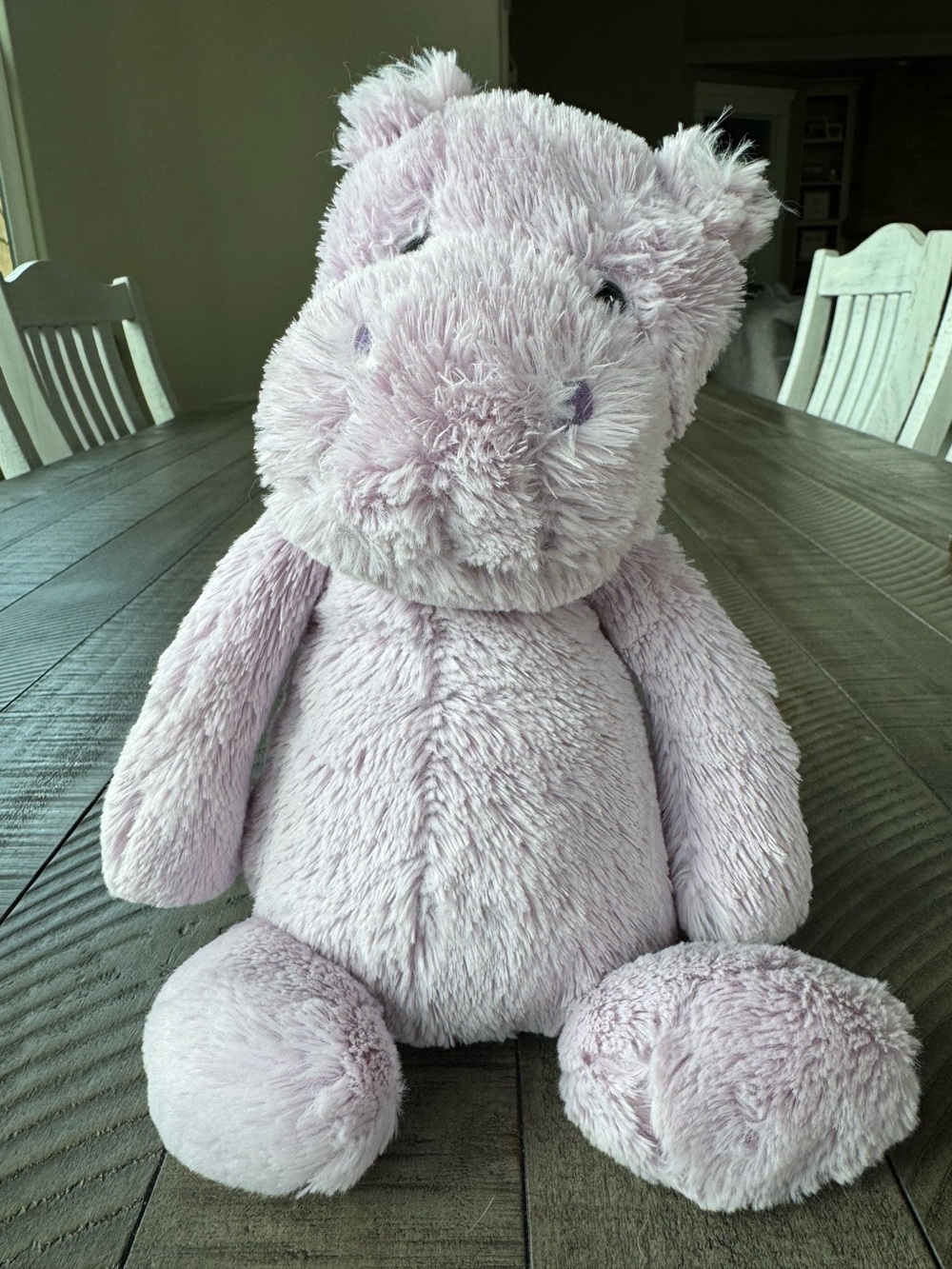 Jellycat Bashful Lilac Hippo 12” Plush Toy - Picture 5 of 12